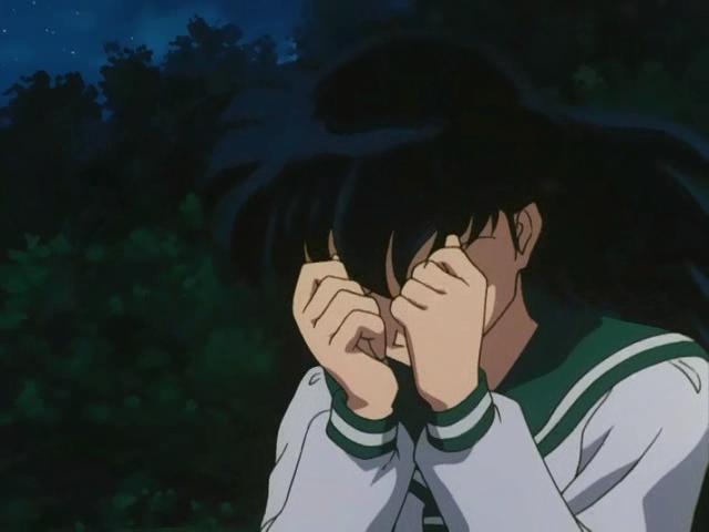 Otaku Gallery  / Anime e Manga / Inu-Yasha / Screen Shots / Episodi / 013 - L`enigma della luna nuova! Inuyasha dai capelli neri! / 120.jpg